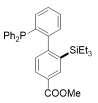 methyl 2'-(diphenylphosphaneyl)-2-(triethylsilyl)-[1,1'-biphenyl]-4-carboxylate