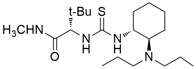 (2S)​-2-​[[[[(1R,​2R)​-​2-​(二丙基氨基)​环己基]氨基]​硫代甲基]​氨基]​-​N,​3,​3-​三甲基丁酰胺