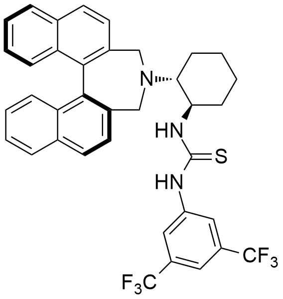 N-[3,5-双(三氟甲基)苯基]-N’-[(1R,2R)-2-[(11bS)-3,5-二氢-4H-联萘并[2,1-c:1’,2’-e]氮杂卓-4-基]环己基]硫脲
