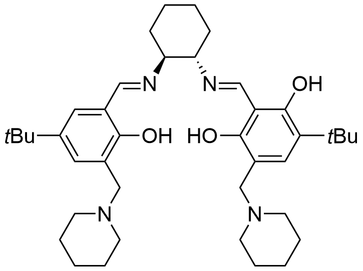 2,2′-[(1S,2S)-1,2-环己二基双[(E)-(次氮基次甲基)]]双[4-(叔丁基)-6-(4-哌啶基甲基)苯酚]