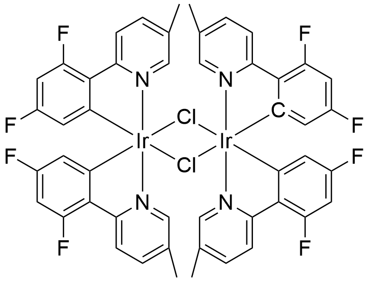 Di-μ-chlorotetrakis[3,5-difluoro-2-(5-methyl-2-pyridinyl-κN)phenyl-κC]diiridium