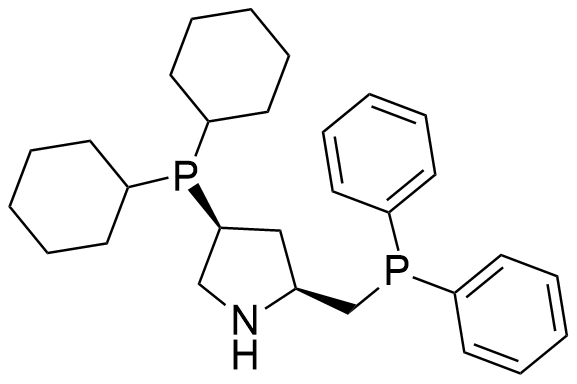 (2S,4S)-4-二苯基膦-2-(二苯基膦甲基)-吡咯烷