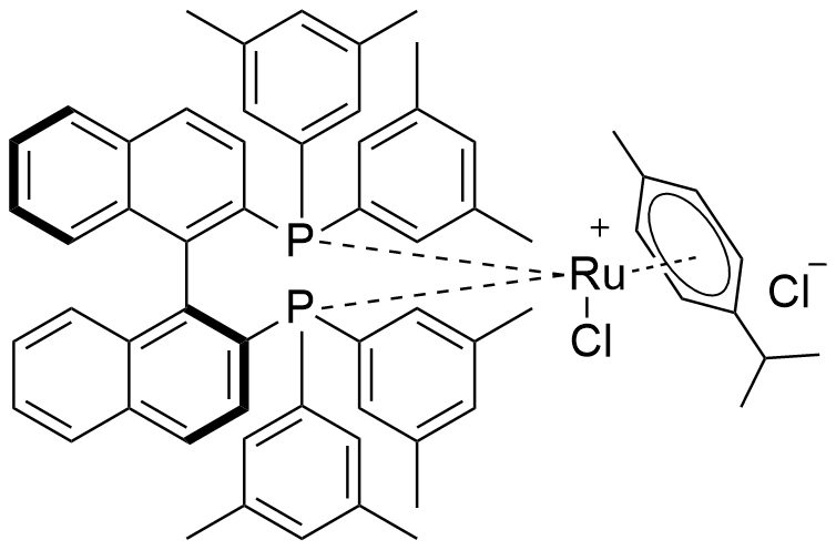 氯{(S)-(-)-2,2'-双[二(3,5-二甲基苯基)膦]-1,1'-联萘}(对伞花烃)氯化钌(II)