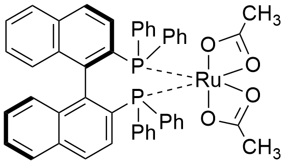 二乙酸根[(R)-(+)-2,2'-双(二苯基膦基)-1,1'-联萘基]钌(II)