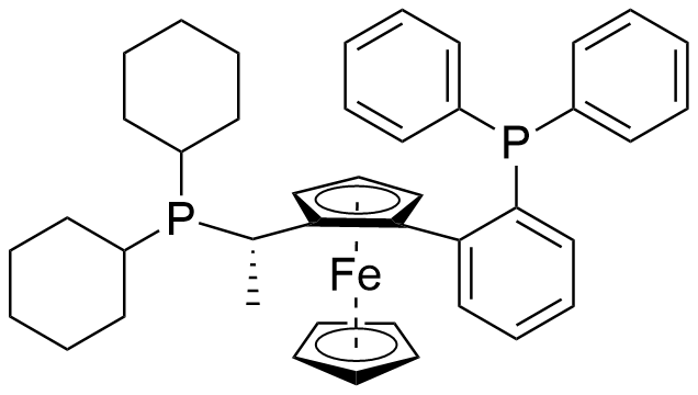 (S)-(+)-1-[(Sp)-2-(2'-二苯基膦苯基)二茂基]乙基二环己基膦