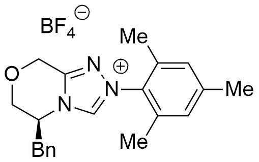 (5S)​-​5,​6-​Dihydro-​5-​(phenylmethyl)​-​2-​(2,​4,​6-​trimethylphenyl)​-​8H-​1,​2,​4-​triazolo[3,​4-​c]​[1,​4]​oxazinium Tetrafluoroborate