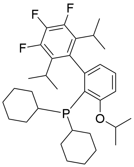 2-(二环己基膦)-3-异丙氧基-2',6'-二异丙基-3',4',5'-三氟基-1,1'-联苯