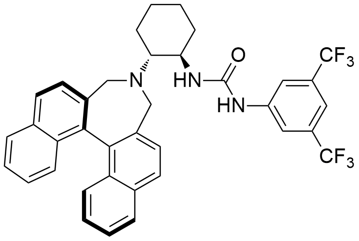 N-​[3,​5-Bis(trifluoromethyl)​phenyl]​-​N'-​[(1R,​2R)​-​2-​[(11bR)​-​3,​5-​dihydro-​4H-​dinaphth[2,​1-​c:1',​2'-​e]​azepin-​4-​yl]​cyclohexyl]​urea