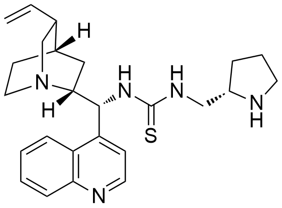 N-(9R)-奎宁-9-基-N'-[(2S)-2-吡咯烷基甲基]硫脲