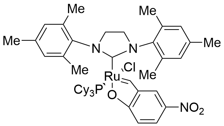 [1,3-双(2,4,6-三甲基苯基咪唑啉-2-亚基)(三环己基膦)-(2-氧代-5-硝基亚苄基)氯化钌(II) Nitro-LatMet
