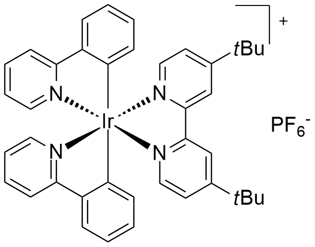 (4,4'-二叔丁基-2,2'-联吡啶)双[(2-吡啶基)苯基]铱(III)六氟磷酸盐