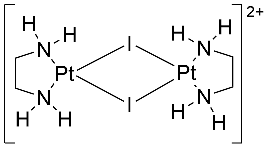 二-μ-碘双(乙二胺)二铂(II)硝酸盐