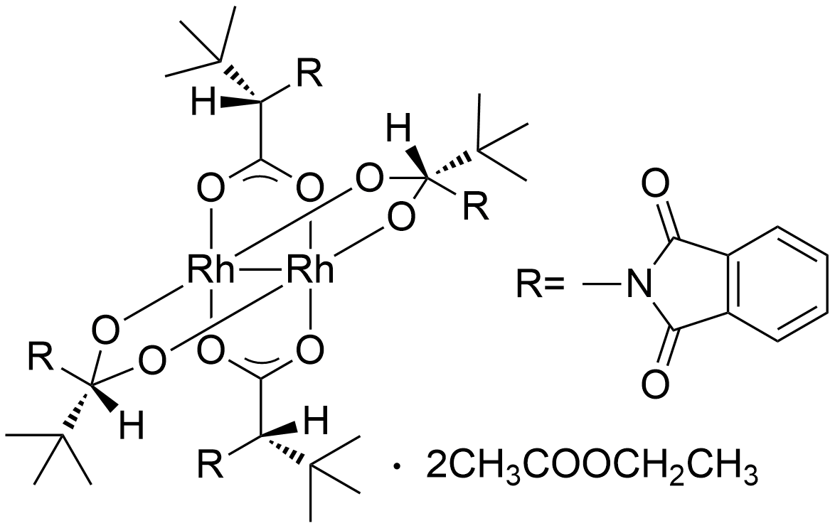 四[N-邻苯二甲酰-(S)-叔丁基]二铑 双乙酸乙酯络合物