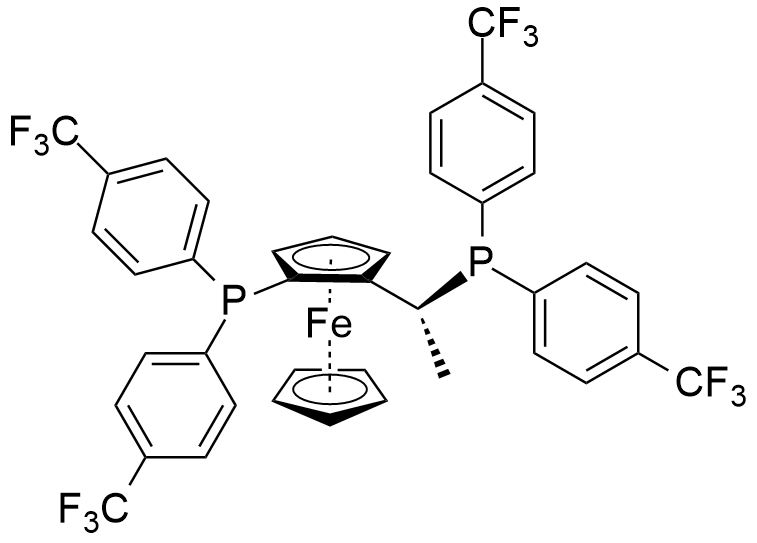 (R)-1-{(Sp)-2-[二-(4-三氟甲基苯基)膦基]二茂铁基}乙基二-(4-三氟甲基苯基)膦
