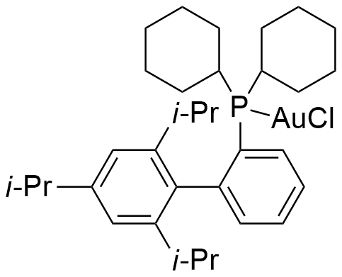 氯[2-二环己基(2′,4′,6′-三异丙基联苯基)膦]金(I)