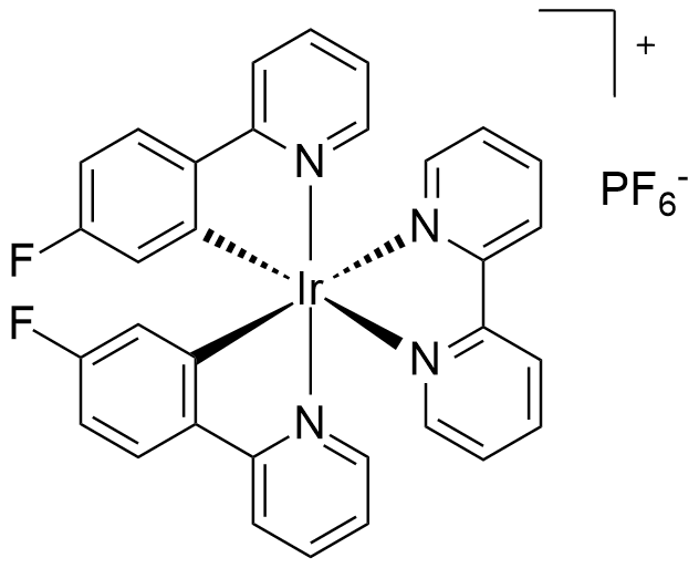(2,2'-联吡啶)双[2-(4-氟苯基)吡啶]铱(III) 六氟磷酸盐