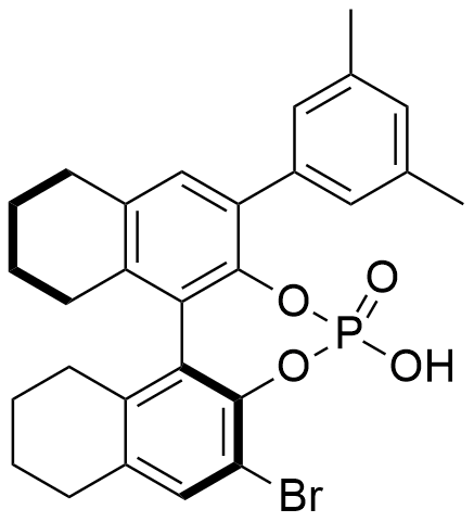(S)-3-Bromo-3'-(3,5-dimethylphenyl)-5,5',6,6',7,7',8,8'-octahydro-1,1'-binaphthyl-2,2'-diyl Hydrogenphosphate