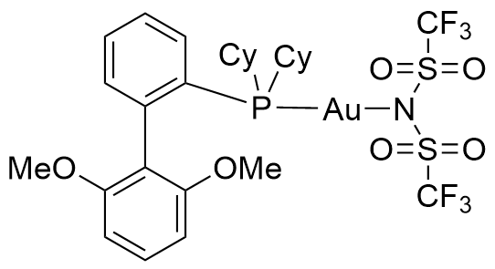 双(三氟甲磺酰基)酰亚胺(2-二环己基膦基-2',6'-二甲氧基-1,1'-联苯)金(I)