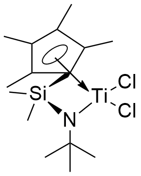 二氯[η(5):η(1)-N-二甲基(四甲基环戊二烯基)硅基(叔丁基)胺]钛