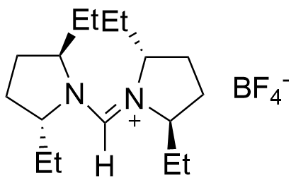 (2S,5S)-1-{[((2S,5S)-2,5-二乙基吡咯烷-1-基]亚甲基}-2,5-二乙基吡咯烷四氟硼酸盐