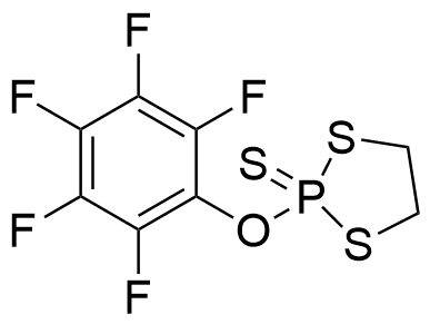 1,3,2-二硫代膦，2-(2,3,4,5,6-五氟苯氧基)-,2-硫化物