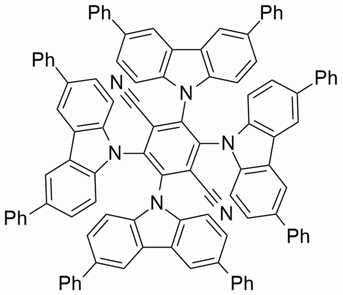 2,3,5,6-四(3,6-二苯基-9-咔唑基)-对苯二腈