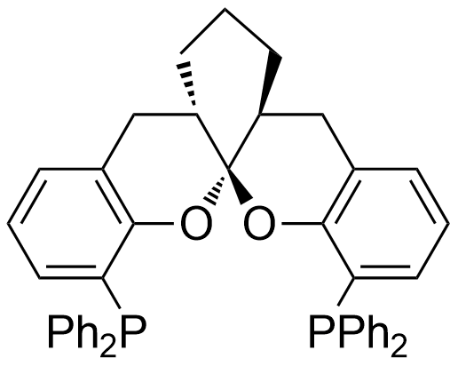 (-)-1,13-双（二苯基）膦基-（5aS，8aS，14aS）-5a，6,7,8,8a，9-六氢-5H- [1]苯并吡喃并[3,2-d]氧杂蒽