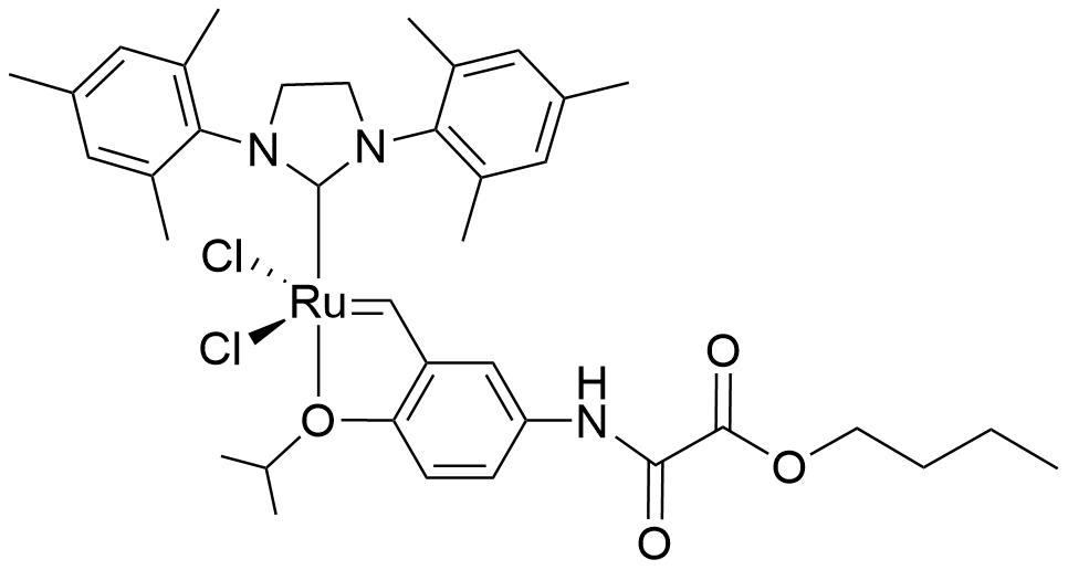 (1,3-双(2,4,6-三甲基苯基)咪唑烷-2-亚基)(2-异丙氧基-5-(异丁基氨基甲酰基)亚苄基)二氯化钌(II)