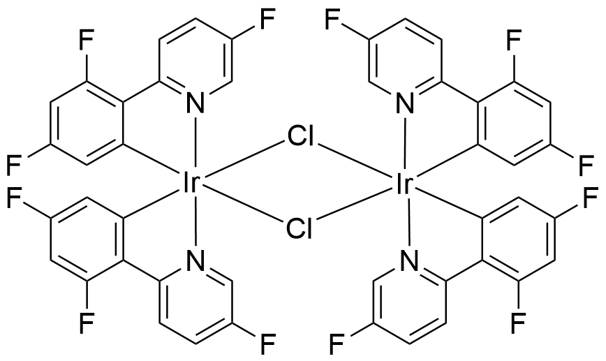 二μ-氯四[3,5-二氟-2-(5-氟-2-吡啶基-κN)苯基-κC]二铱