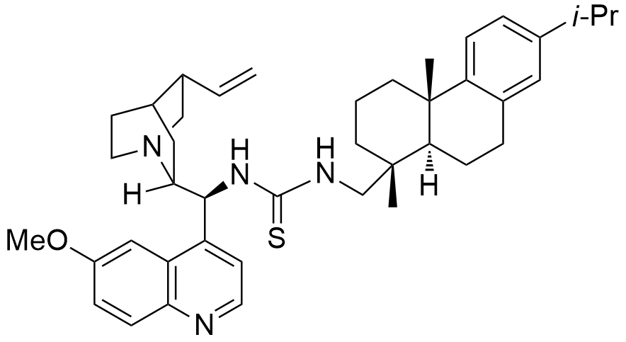 N-(8α,9S)-6'-Methoxycinchonan-9-yl]-N'-[[(1R,4aS,10aR)-1,2,3,4,4a,9,10,10a-octahydro-1,4a-dimethyl-7-isopropyl-1-phenanthrenyl]methyl]thiourea