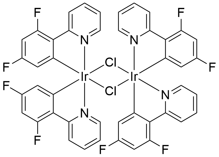 二-μ-氯四[3,5-二氟-2-(2-吡啶基-κN)苯基-κC]二铱