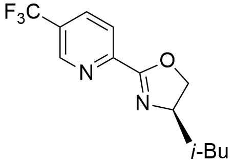 2-​[(4R)​-​4-Isobutyl​-​4,​5-​dihydro-​2-​oxazolyl]​-​5-​(trifluoromethyl)​pyridine