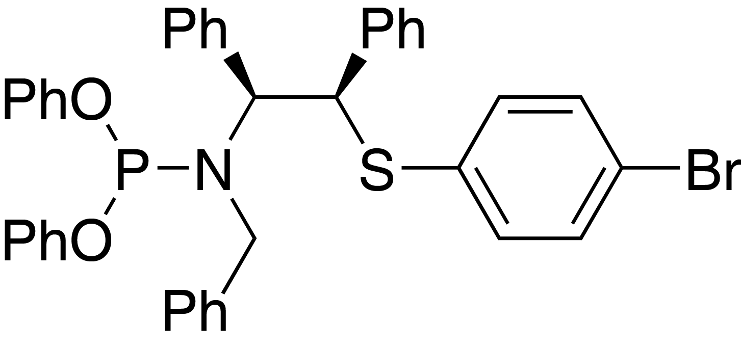 diphenyl benzyl((1S,2R)-2-((4-bromophenyl)thio)-1,2-diphenylethyl)phosphoramidite