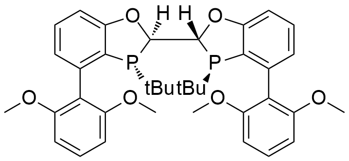 (2R,2'R,3R,3'R)-3,3'-di-tert-butyl-4,4'-bis(2,6-dimethoxyphenyl)-2,2',3,3'-tetrahydro-2,2'-bibenzo[d][1,3]oxaphosphole