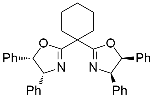 (4R,​4'R,​5S,​5'S)​-2,​2'-​环己亚基双[​4,​5-​双-​4,​5-​二苯基噁唑]