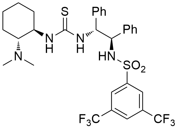 N-​[(1R,​2R)​-​2-​[[[[(1R,​2R)​-​2-​(Dimethylamino)​cyclohexyl]​amino]​thioxomethyl]​amino]​-​1,​2-​diphenylethyl]​-​3,​5-​bis(trifluoromethyl)​benzenesulfonamide