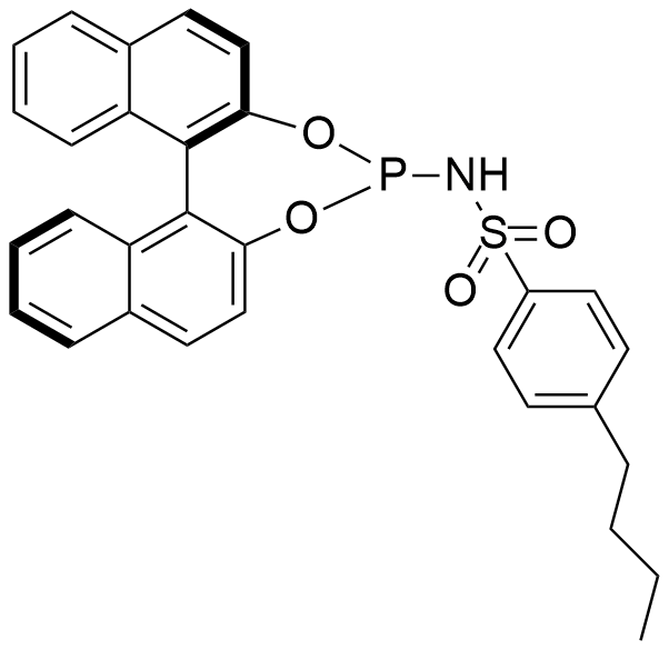 4-丁基-N-[（11bR）-二萘并[2,1-d:1',2'-f][1,3,2]二氧磷杂七环-4-基]苯磺酰胺三乙胺加合物