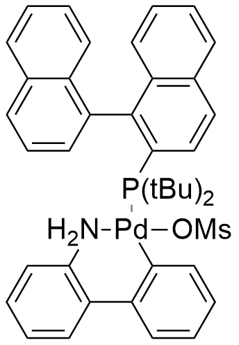 甲磺酸盐(2-(二叔丁基膦)-1,1′-联萘)[2-(2′-氨基-1,1′-联苯)]钯(II)