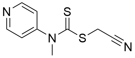 甲基(吡啶-4-基)氨基二硫代甲酸氰甲基酯