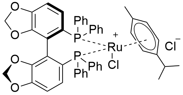 氯[(R)-(+)-5,5'-双(二苯基膦)-4,4'-二--1,3-苯并二噁茂](对伞花烃)氯化钌(II)
