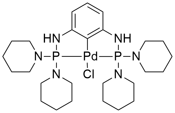[2,6-双[(二-1-哌啶基膦)氨基]苯基]氯化钯(II)