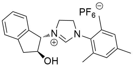 1H-咪唑鎓盐, 1-[(1S,2S)-2,3-二氢-2-羟基-1H-茚-1-基]-4,5-二氢-3-(2,4,6-三甲基苯基)-, 六氟磷酸盐(1-) (1:1)