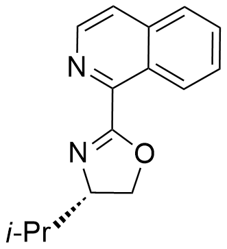 1-​[(4S)​-​4,​5-​Dihydro-​4-​isopropyl​-​2-​oxazolyl]​isoquinoline
