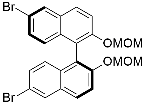 (S)-(-)-6,6'-二溴-2,2'-双(甲氧基甲氧基)-1,1'-联萘