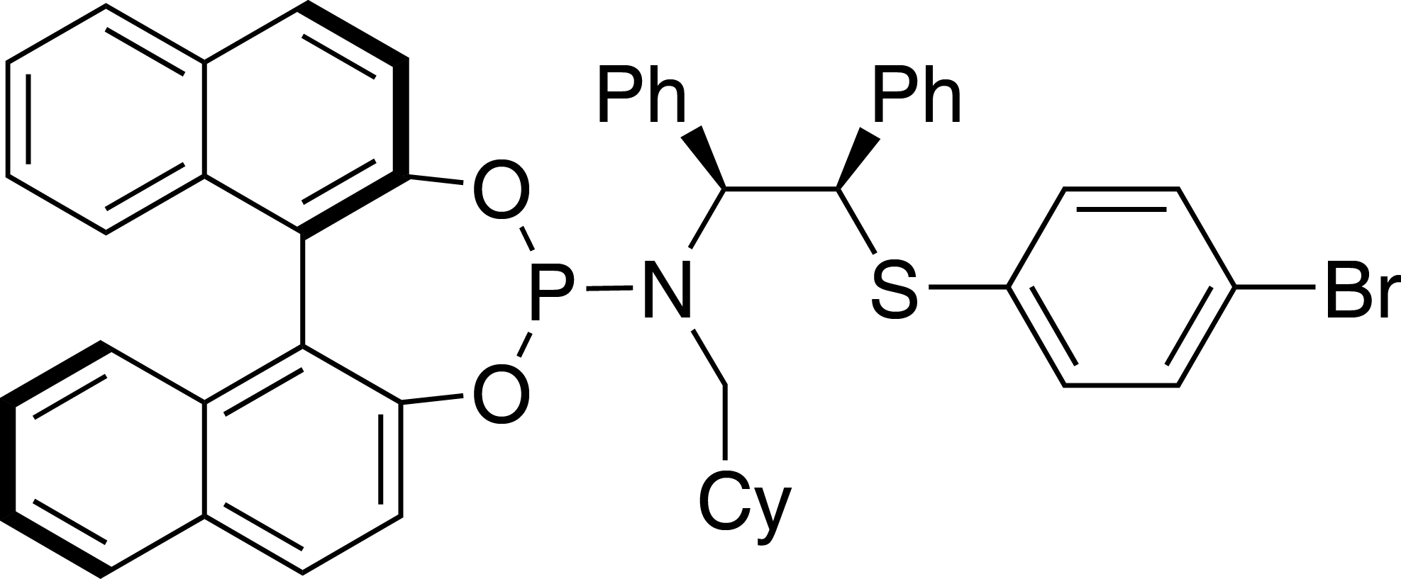 N-((1S,2R)-2-((4-bromophenyl)thio)-1,2-diphenylethyl)-N-(cyclohexylmethyl)dinaphtho[2,1-d:1',2'-f][1,3,2]dioxaphosphepin-4-amine