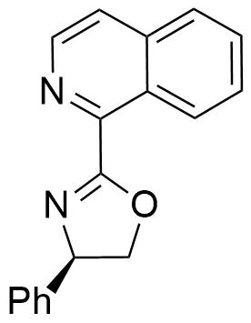 1-​[(4R)​-​4-​Phenyl-​4,​5-​dihydro-​2-​oxazolyl]​isoquinoline