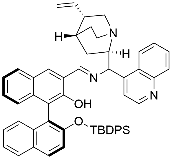 (1S)-3-[[(9S)-金鸡纳-9-基亚胺]甲基]-2'-[[(叔丁基)二苯基硅基]氧基]-[1,1'-联萘]-2-醇