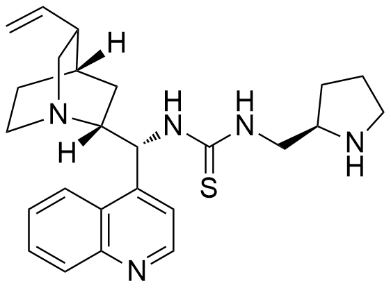 N-(9R)-奎宁-9-基-N'-[(2R)-2-吡咯烷基甲基]硫脲