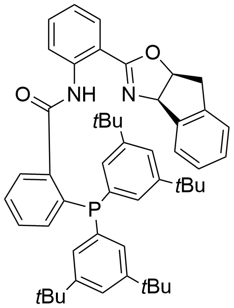 Benzamide, 2-[bis[3,5-bis(1,1-dimethylethyl)phenyl]phosphino]-N-[2-[(3aR,8aS)-3a,8a-dihydro-8H-indeno[1,2-d]oxazol-2-yl]phenyl]- (ACI)