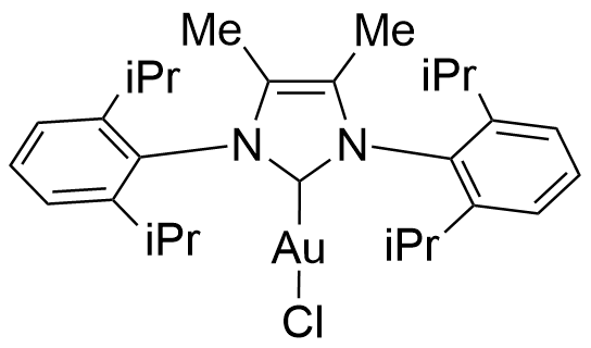 氯{1,3-双[2,6-双(1-甲基乙基)苯基]-1,3-二氢-4,5-二甲基-2H-咪唑-2-亚基}金(I)